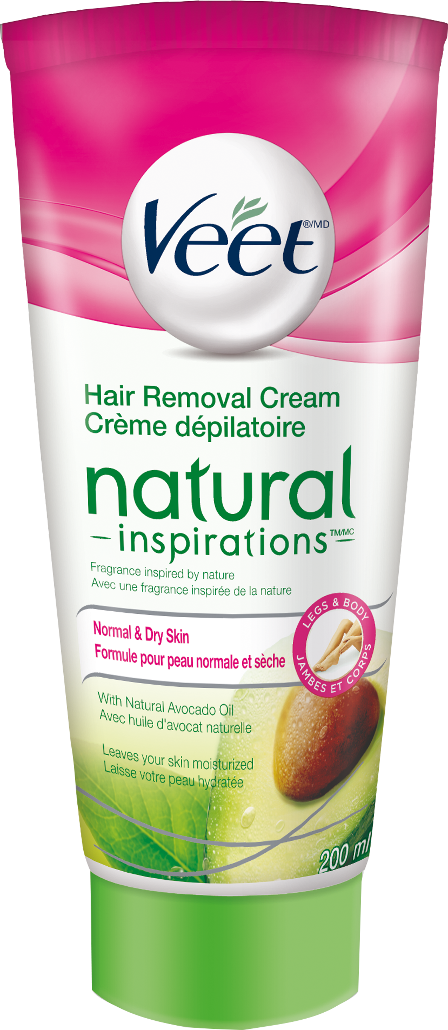 VEET® Natural Inspirations™ Hair Removal Cream - Normal & Dry Skin (Canada)